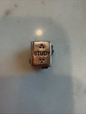Pandora Silver 'Study' Book Charm